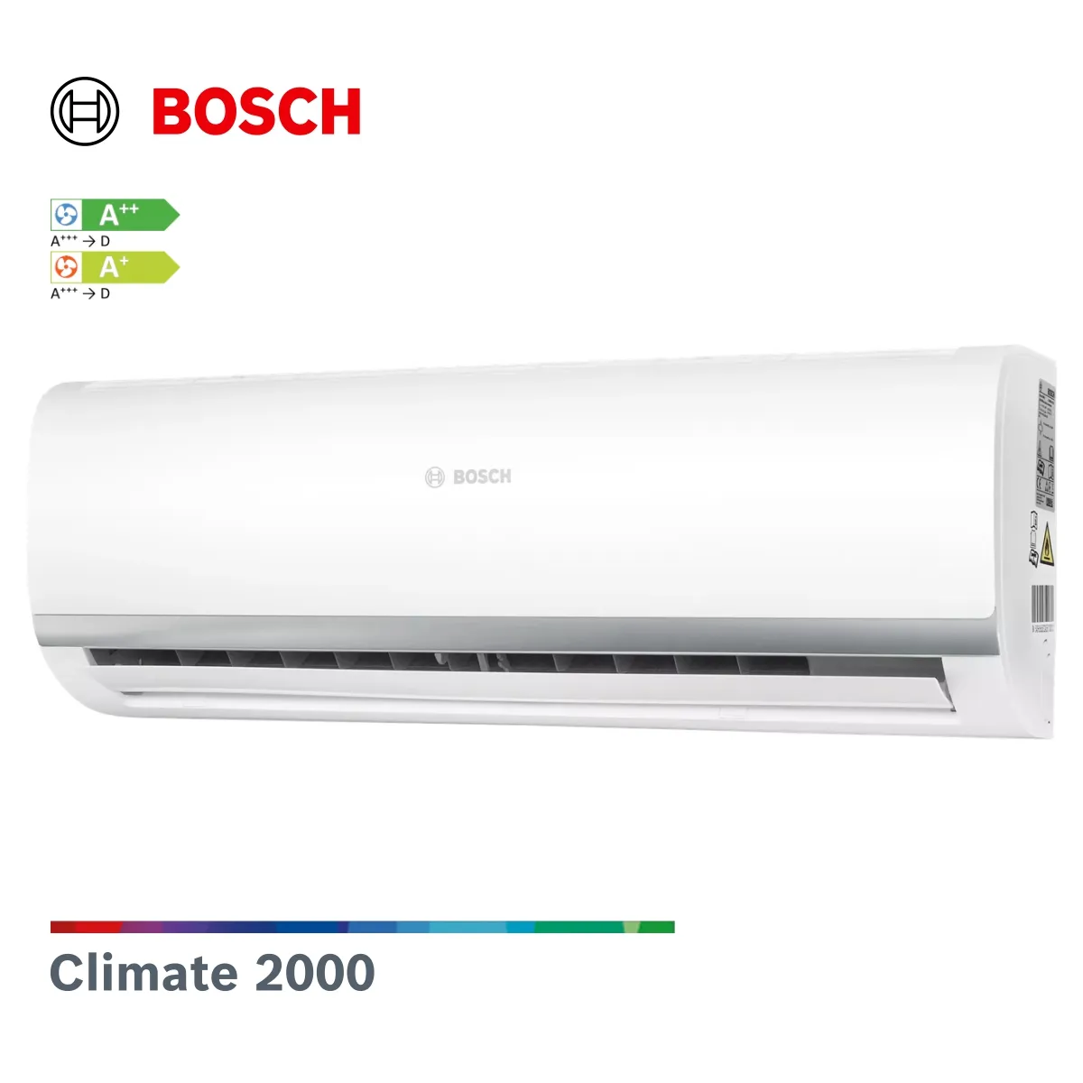 Инверторен климатик Bosch CL2000U W 26 E/CL2000 26 E Climate 2000, 9000 BTU, Клас A++